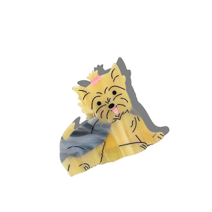 Yorkshire Terrier Claw Hair Clip