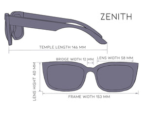 Zenith Purpleheart Sunglasses