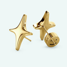 Puffy Stud Earrings - Big Sparkle