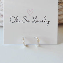 Adley Opal Hoop Earrings