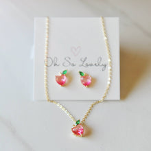 Peach Stud Earrings