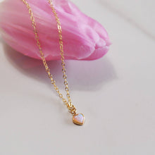 Adora Opal Heart Necklace