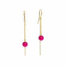 Cascade Pink Agate Earrings