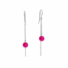 Cascade Pink Agate Earrings