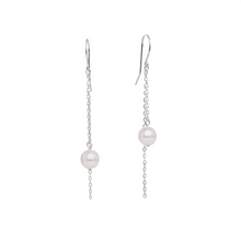 Cascade White Pearl Earrings