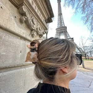 Frenchie Claw Hair Clip