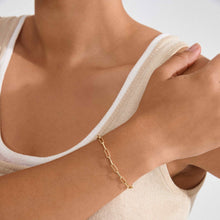 PIL RONJA RECYC PAPERCLIP CHAIN BRACELET GP - 632112022_m2