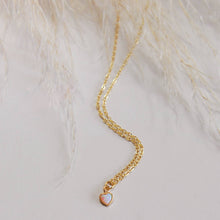 Adora Opal Heart Necklace