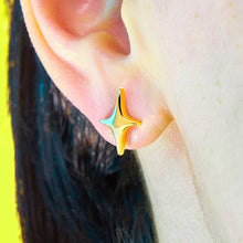 Puffy Stud Earrings - Big Sparkle