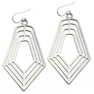 Large Facet Earrings