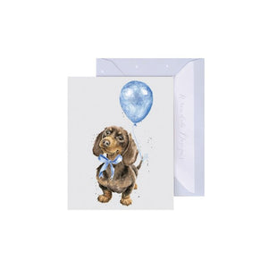 Little Boy Dachshund Enclosure Card