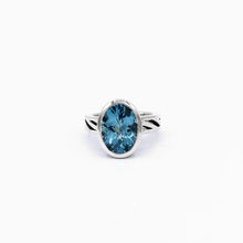Temple of Apollo Blue Topaz Ring