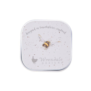 Hydrangea Bee Lip Balm Tin