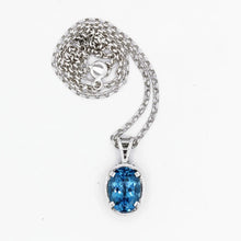 Temple of Athena Blue Topaz Pendant