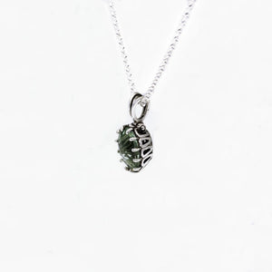 Caesarea Green Amethyst Pendant