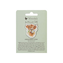 Daisy Coo Highland Cow Pin Badge
