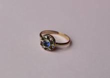 Coloured Sapphire & Smokey Quartz Ring