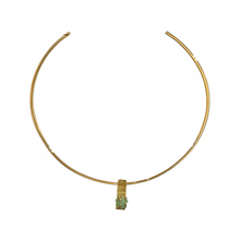 Raw Emerald Choker
