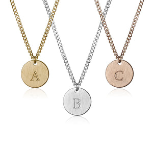 Uppercase Monogram Necklace