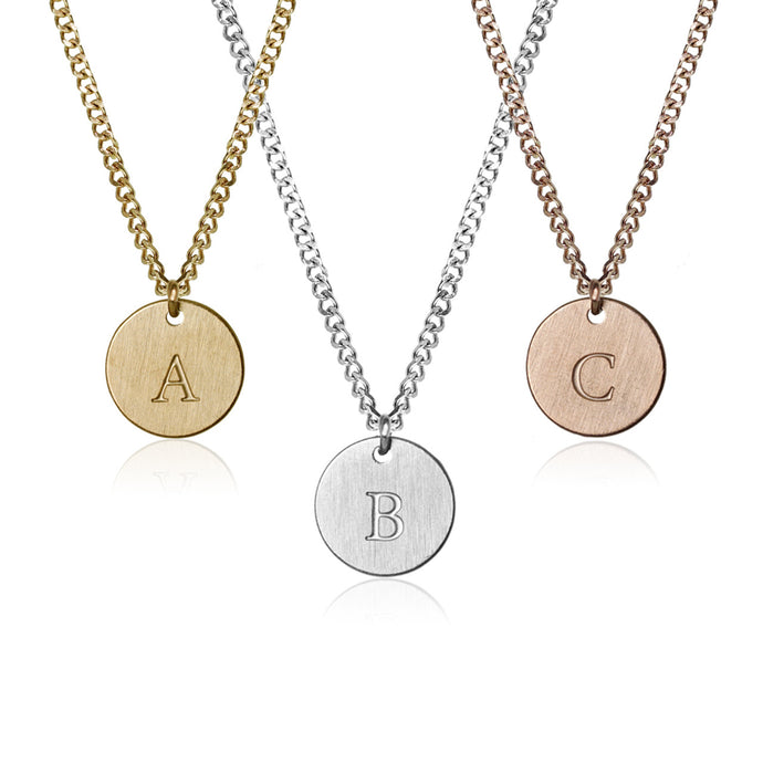 Uppercase Monogram Necklace