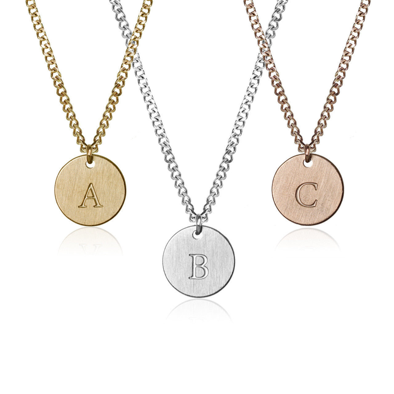 Uppercase Monogram Necklace