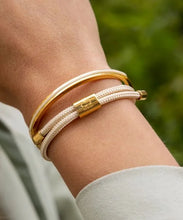 Women's Maya Lou Ivory Gold Cuff
