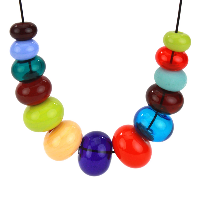 Alicia Niles 13 Bead Bubble Necklace Multicolour BU055MC