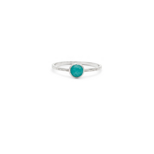 Laughing Sparrow Aquamarine Gemstone Ring 290-09