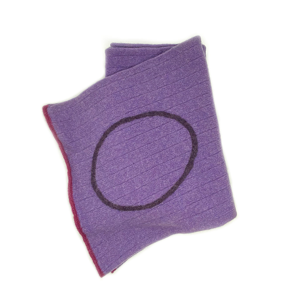 Katie Mawson Amethyst Circle Scarf KMAS8