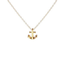Kris Nations Anchor Necklace Gold N-ANCHOR-G