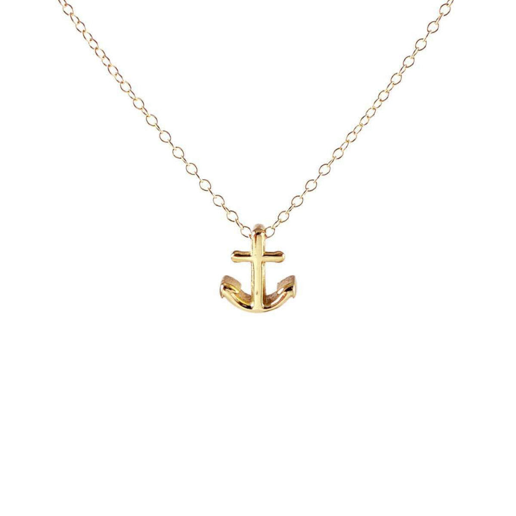 Kris Nations Anchor Necklace Gold N-ANCHOR-G