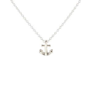 Kris Nations Anchor Necklace Silver N-ANCHOR-S