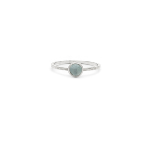 Laughing Sparrow Aquamarine Gemstone Ring 290-06