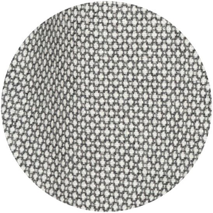 Foxford Woollen Mills Studio Birdseye Oxford Grey & White Lambswool Scarf 4320/C3