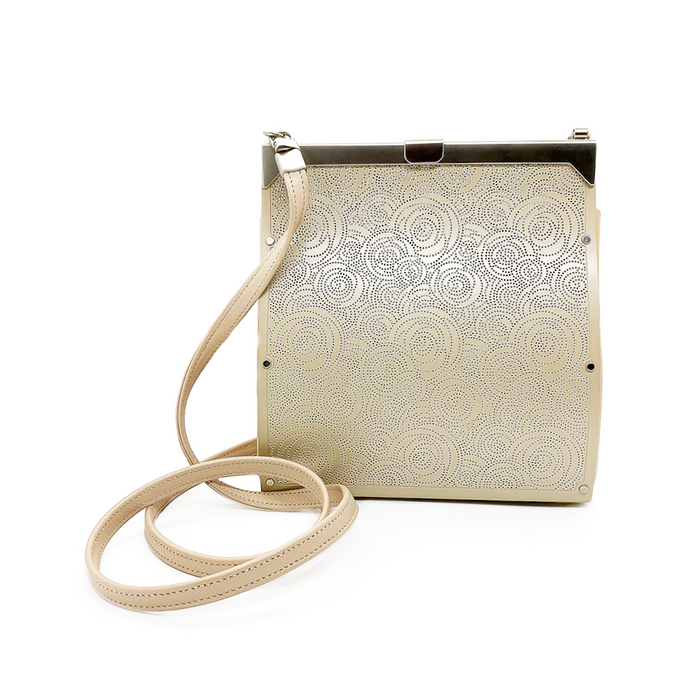 Wendy Stevens Blush Shoulder Bag with Roses