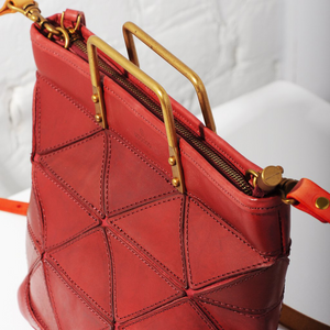 Uppdoo Origami Small Tote Bordeaux