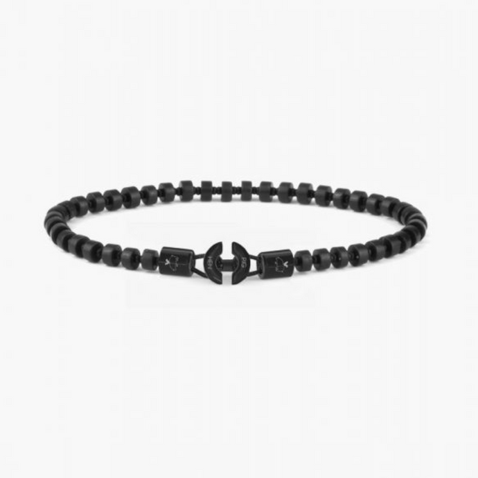 Pig & Hen Brontide Black Agate Bracelet P37-FW21-29000