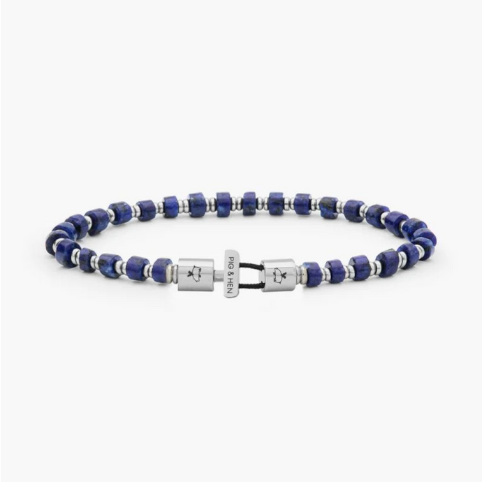 Pig & Hen Brontide Lapis Lazuli Bracelet P37-163000