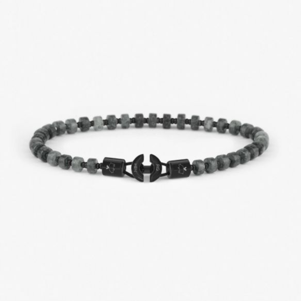 Brontide Spectrolite Black Bracelet