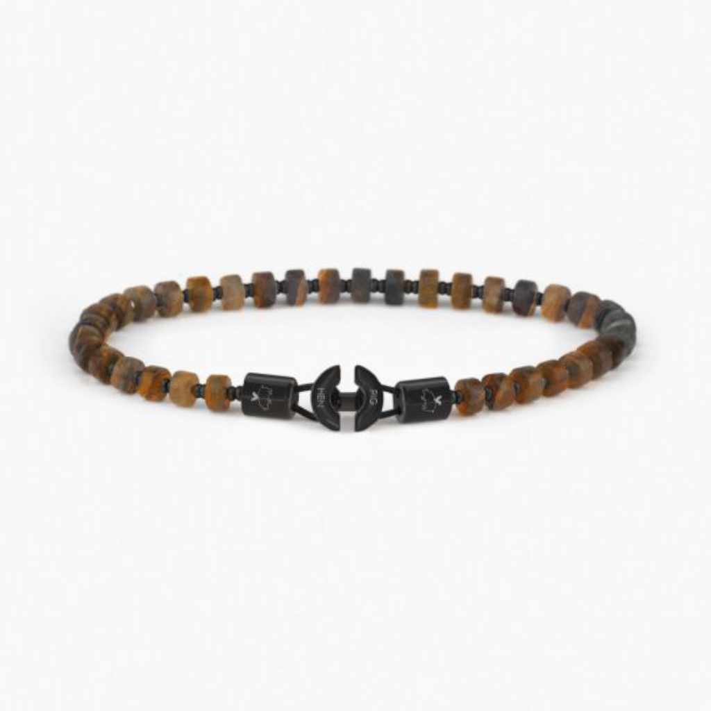 Pig & Hen Brontide Tiger Eye Bracelet P37-FW21-271739