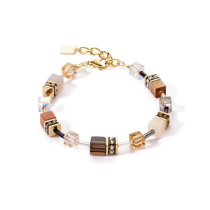 Coeur de Lion Brown Precious GeoCUBE Bracelet 4905-30-1100