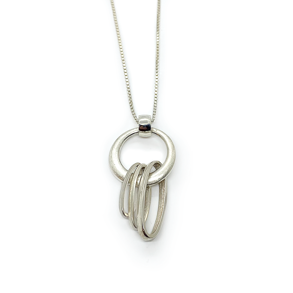 megums Triple Moonlight Necklace MNMLN-5