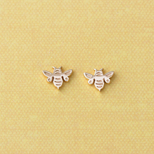 Kris Nations Bumble Bee Studs Gold E596-G