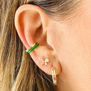 Kris Nations Butterfly Crystal Marquis Studs E790-G