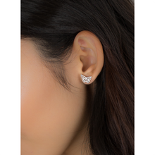 jj+rr Butterfly Origami Studs Silver 7E2-S