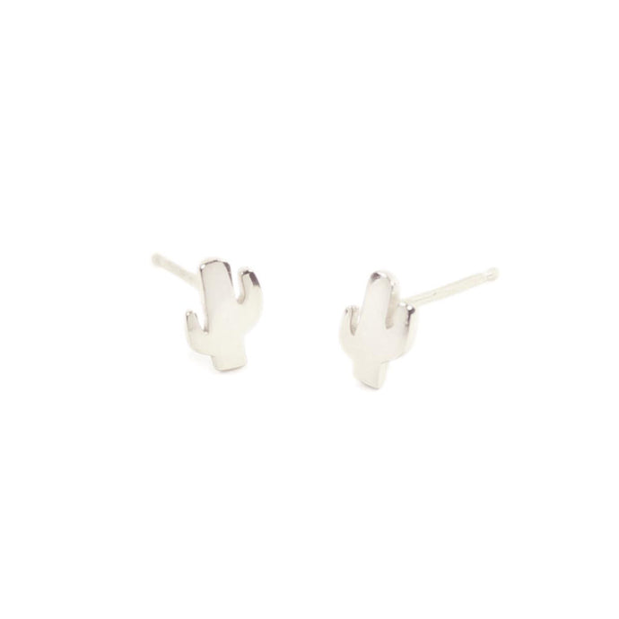 Kris Nations Cactus Studs Silver E-EMJ-CACTUS-S