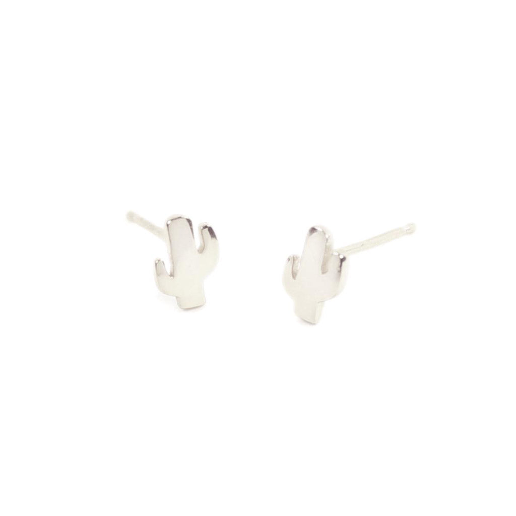 Kris Nations Cactus Studs Silver E-EMJ-CACTUS-S