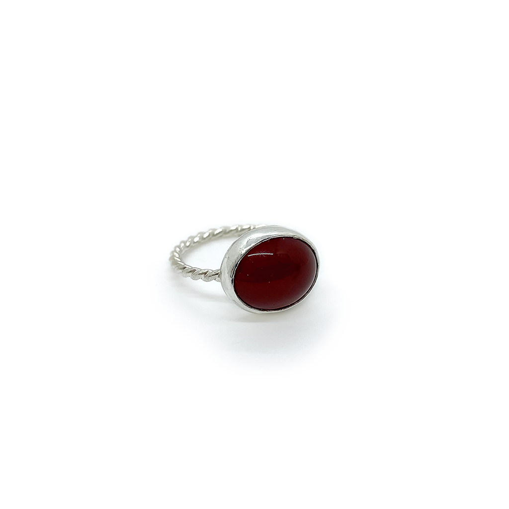 Slashpile Carnelian Lost & Found Ring