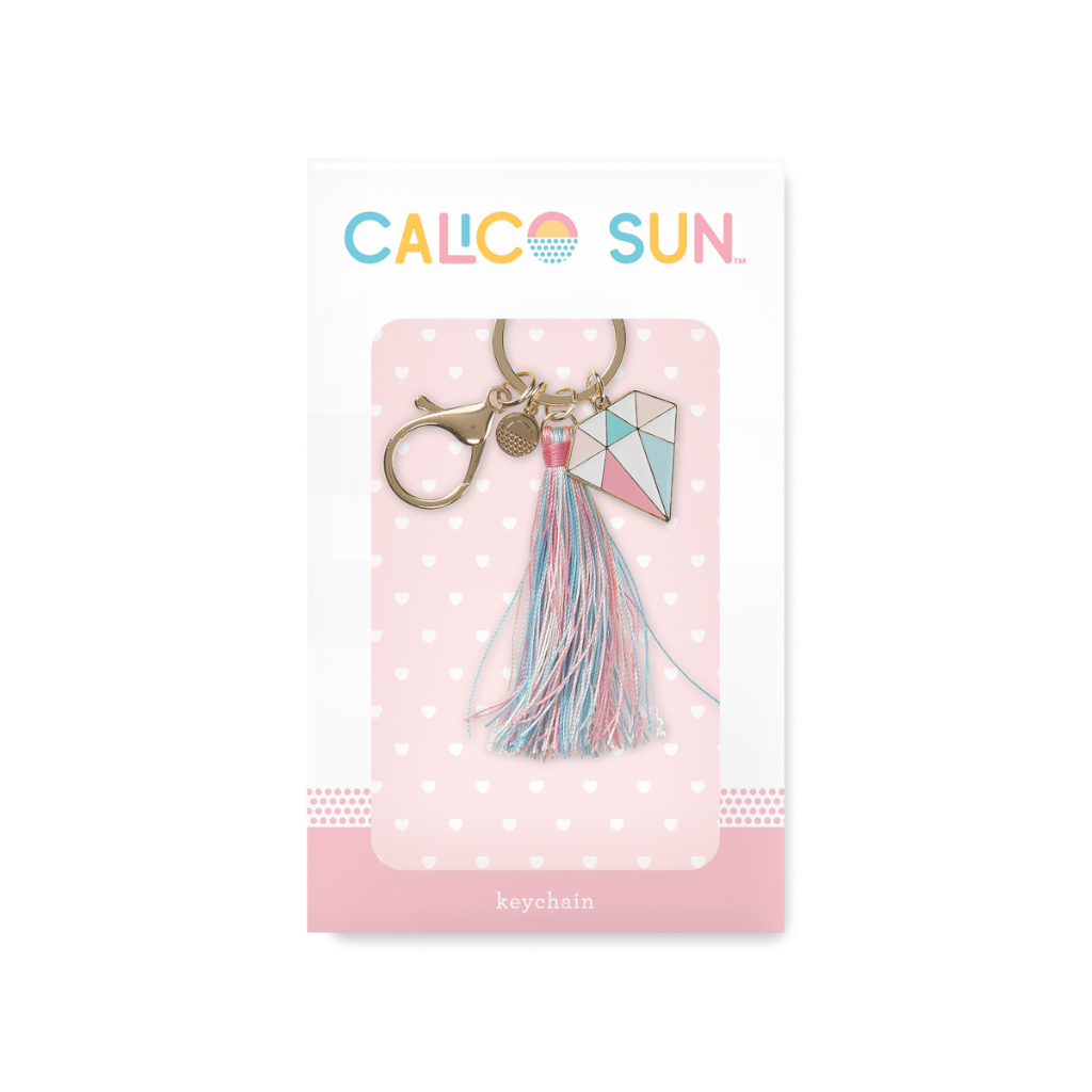 Calico Sun Carrie Gem Keychain 204-007