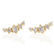 Kris Nations Cassiopeia Crystal Studs Gold E756-G